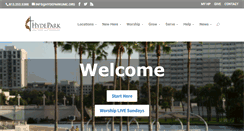 Desktop Screenshot of hydeparkumc.org